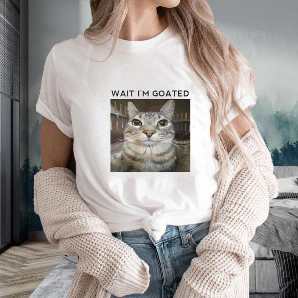 Wait Im Goat Cat Tshirt